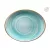Bonna Aqua Aura ovális sültestál 31×24 cm – akvamarin porcelán, kézzel díszített, 6 db-os csomag