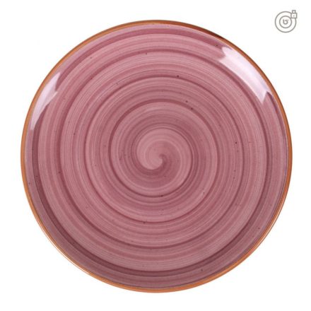 Bonna Purple 23 cm lila porcelán lapostányér – prémium tálalótányér, 6 db-os szett