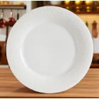 6 darabos Albus Portedo 28 cm-es lapostányér szett, krémszínű porcelán – GasztroZoli ajánlata