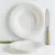 Albus Portedo porcelán pasta gourmet tányér 28×5 cm – 6 db-os, enyhe krém színű szett elegáns tálaláshoz
