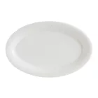 Porcelán ovális sültestál 32×21 cm, 6 db-os Albus Portedo szett – vendéglátóipari és otthoni használatra