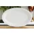 Albus Portedo porcelán ovális sültestál 28×18×2 cm – 6 db-os szett, enyhe krém színű porcelánból