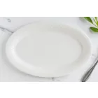 Krémszínű Albus Portedo porcelán sültestál 24×12×2 cm – kis méretű, elegáns tálalóedény
