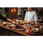 hidegtálak és kínálás vendéglátó környezetben