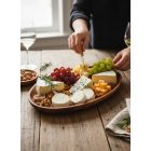 Acacia ovális fa tálaló tálca 29,8x19,7x2,5 cm