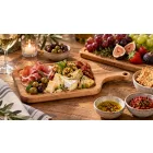 Acacia nyeles fa tálalódeszka tapas, antipasti és fingerfood falatok kínálásához