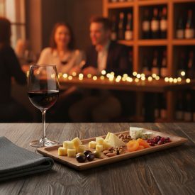 Akácfa tálalótálca tapas és borkorcsolya tálalásához