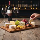 Acaci szögletes fa tálalódeszka 40x20x1.5 cm