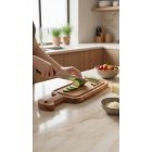 Acacia fa tálalódeszka 8,5x25x1,5