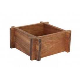 Acacia tartó 17x17x7,5cm
