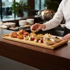 Bambusz tálalótálca GN 2/4 méretben, 53x16.2x2.5cm