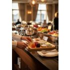 Bambusz tálalótálca GN 1/4 méretben, 26.5x16.2x2.5 cm