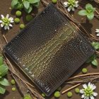 Cocodrilo spanyol porcelán desszerttányér – 20x20 cm, krokodil mintázattal