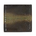 Krokodilbőr mintázatú porcelán tányér