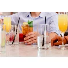 Fekete műanyag szívószál 19,5 cm – koktélokhoz és long drinkekhez