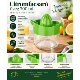 Citromfacsaró üveg 300 ml 