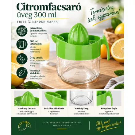 Citromfacsaró üveg 300 ml 