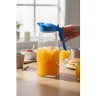 1,5 literes üveg hűtőkancsó tetővel