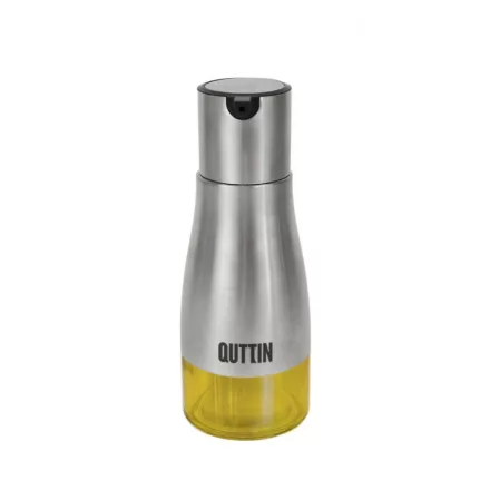  Olaj-ecet kiöntő 320 ml – rozsdamentes kivitel, nyit-zár kupak, cseppmentes kiöntés salátákhoz és tálaláshoz