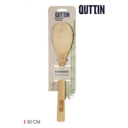 Bambusz keverőkanál-salátáskanál 30 cm