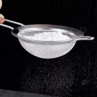 Teaszűrő 10 cm – rozsdamentes acél, finom szövésű, fogantyús, professzionális minőség