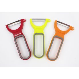 Zöldséghámozó készlet 3 db-os – sima, recés és julienne penge rozsdamentes acélból, ergonomikus nyéllel