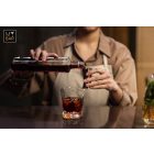 Rozsdamentes fordítós koktélmérce 15 és 30 ml-es adagolással, nem hitelesített