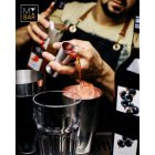 Rozsdamentes fordítós koktélmérce 15 és 30 ml-es adagolással, nem hitelesített