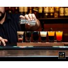 Rozsdamentes fordítós koktélmérce 15 és 30 ml-es adagolással, nem hitelesített