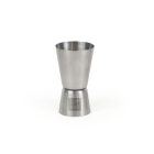 Rozsdamentes fordítós koktélmérce 15 és 30 ml-es adagolással, nem hitelesített