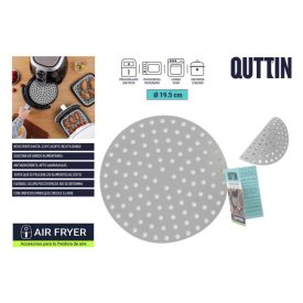 Szilikon Air Fryer lap kerek 19,5 cm – újrahasználható, tapadásmentes, 220 °C-ig hőálló