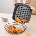 Szilikon Air Fryer betét 18,5x18,5 cm – újrahasználható, tapadásmentes, 220 °C-ig hőálló