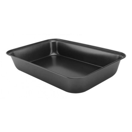 Quttin szénacél sütőtepsi 34x24 cm – 0,5 mm vastag, klasszikus sütőforma