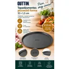 Quttin Xynflon tapadásmentes pizzasütő forma (33×1,5 cm)