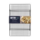 Quttin egymásra rakható hűtőrács 38×25×8,5 cm – lábas kivitel, körkörös levegőáramlással, helytakarékos hűtéshez