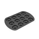 Quttin Xynflon tapadásmentes minifánk sütőforma – 12 fészkes, 4,5 cm, 27×18 cm