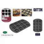 Quttin Xynflon tapadásmentes minifánk sütőforma – 12 fészkes, 4,5 cm, 27×18 cm