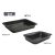 Quttin szénacél sütőtepsi szett – 2 db: 34x24 cm és 42x29 cm – 0,5 mm vastagsággal
