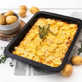 Quttin szénacél sütőtepsi 3 darabos szett 28.5X19.5+34X24+42X29 és 0,5 mm vastag