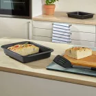 Quttin szénacél sütőtepsi 3 darabos szett 28.5X19.5+34X24+42X29 és 0,5 mm vastag