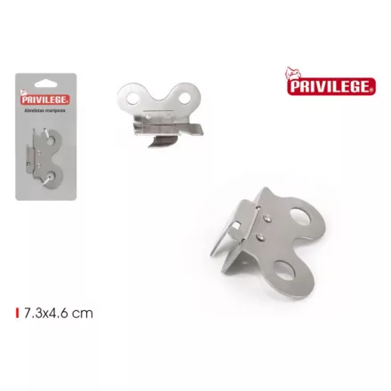 Privilege lepke konzervnyitó 7,3×4,6 cm – kézi, acél vágóelemmel, stabil fogás, tiszta fedélleválasztás