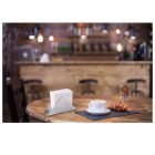 Rozsdamentes acél szalvétatartó 12,5×7 cm