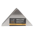 Háromszög alakú szalvétatartó rozsdamentes acélból 12,5x7x3,3 cm