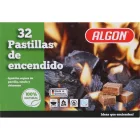 Természetes viaszos fa alágyújtós grillgyújtáshoz 32 db / csomag