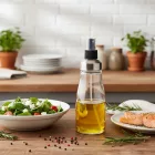 Olaj spray-olajszóró átlátszó üveg 330 ml-es