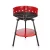 Algon faszenes állványos grill, 36 cm, alsó polccal – kompakt kültéri grillsütő