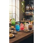 Szines old fashioned koktélos Tiki pohár 500 ml, 6 db-os csomag