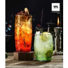 Üveg Tiki pohár színes 600 ml