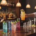 Szines koktélos Tiki pohár 600 ml, 6 db-os csomag