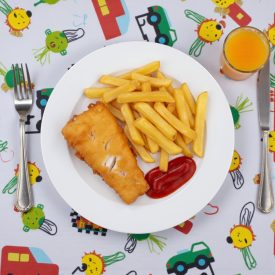 Felit fehér porcelán lapostányér 24 cm